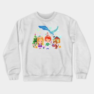 cozy fairytale christmas Crewneck Sweatshirt